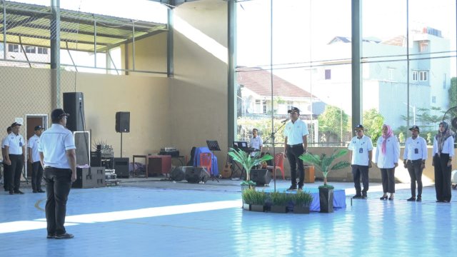 Apel Perdana Pasca Libur Lebaran, Dirut PDAM Makassar Sampaikan Terima Kasih