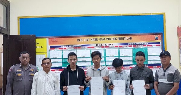 Bunyikan Mercon di Tengah Sawah, 4 Warga Tamanagung Muntilan Berurusan Polisi