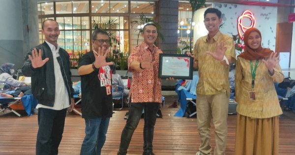 Gandeng PMI Makassar, Nipah Mall Peringati HUT ke-5 Dengan Donor Darah, 100 Kantong Berhasil Terkumpul