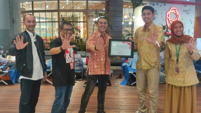 Gandeng PMI Makassar, Nipah Mall Peringati HUT ke-5 Dengan Donor Darah, 100 Kantong Berhasil Terkumpul