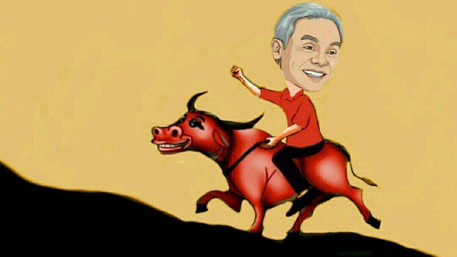 Karikatur Ganjar Pranowo (Dodi/harian.news)