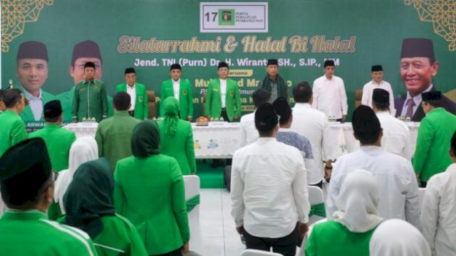 Silaturahmi ke DPP PPP, Wiranto boyong 100 eks Kader Hanura nyaleg di PPP. Foto: Twitter@DPP_PPP