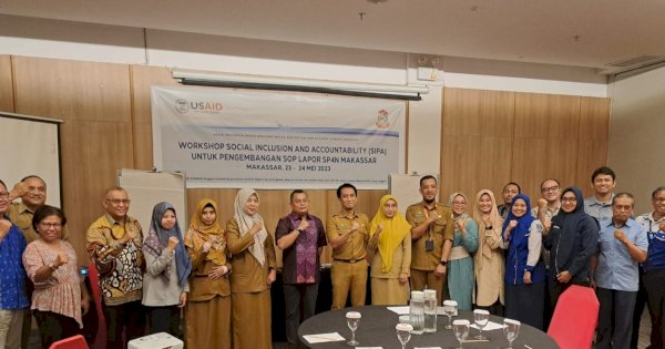 Pemkot Makassar & USAID IUWASTH TANGGUH Gelar Workshop SIPA Pengembangan SOP Lapor SP4N Kota Makassar