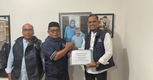 Mantan Ketua DPD PAN Sidrap Nyaleg di Dapil 1 Pinrang Partai NasDem