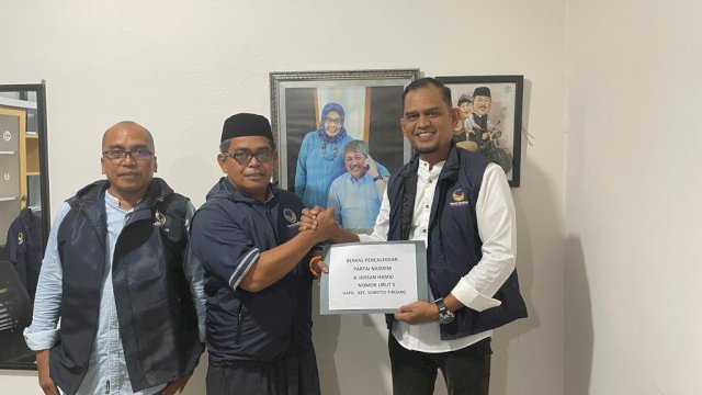 Mantan Ketua DPD PAN Sidrap Nyaleg di Dapil 1 Pinrang Partai NasDem