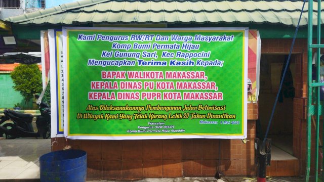 Puluhan Tahun Penantian, Jalan Rusak Akhirnya Dibeton, Warga BPH Terima Kasih ke Wali Kota dan Buat Onde-onde