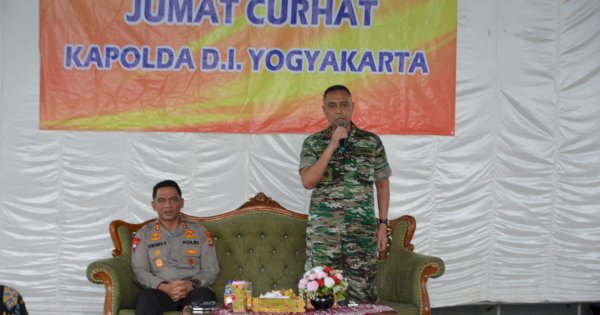 Tancap Gas..! Danrem 072/Pamungkas Langsung Jumat Curhat Bersama Kapolda DIY