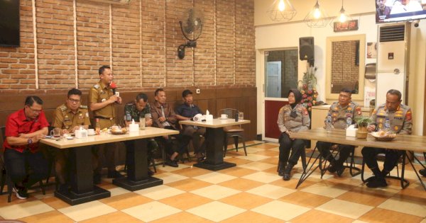 Bahas Kamtibmas, Camat Tallo, Bontoala dan Ujung Tanah Kompak Rakor Bersama Kapolres