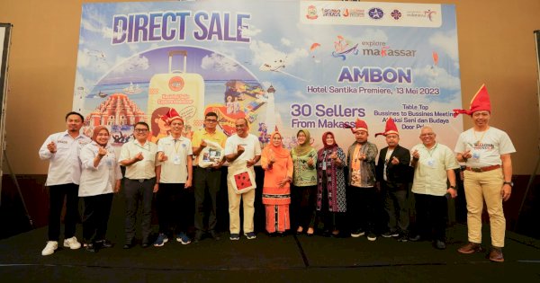 Gandeng PHRI & ASITA, Dispar Makassar Sukses Gelar Direct Sale di Ambon