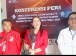 Ditunjuk DPP Pimpin PSI Mamasa, Henrika Suatasik Boyong Bacaleg Daftar ke KPU