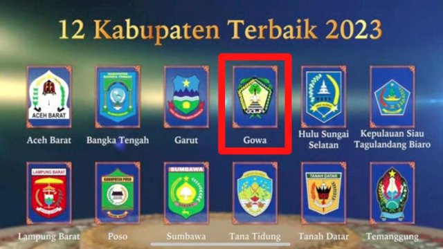 Penghargaan PPD, Gowa Kabupaten Terbaik di Indonesia Bagian Timur
