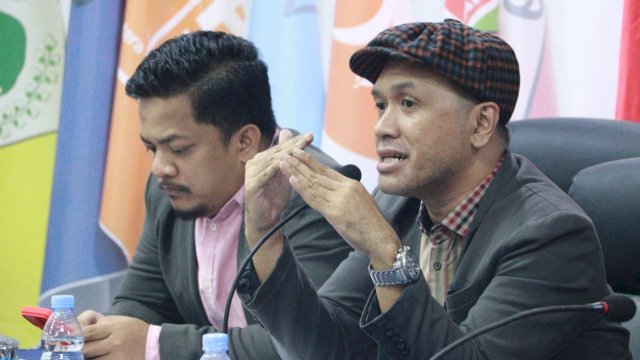 Anggota KPU Makassar, Gunawan Mashar (kanan). Dok. Ist