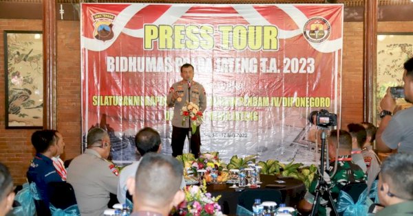 Pemilu di Hadapan Mata, Kapolda Jateng Ajak Wartawan Cegah Polarisasi di Masyarakat