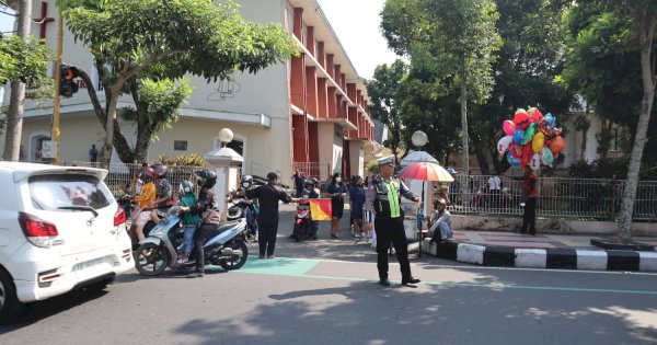 Amankan Perayaan Kenaikan Isa Al-Masih, Polres Magelang Kota Terjunkan 160 Polisi