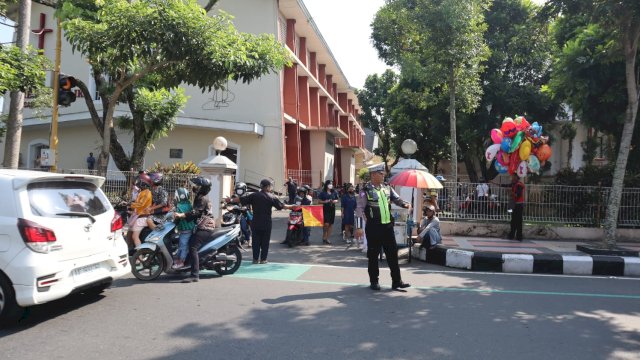 Amankan Perayaan Kenaikan Isa Al-Masih, Polres Magelang Kota Terjunkan 160 Polisi