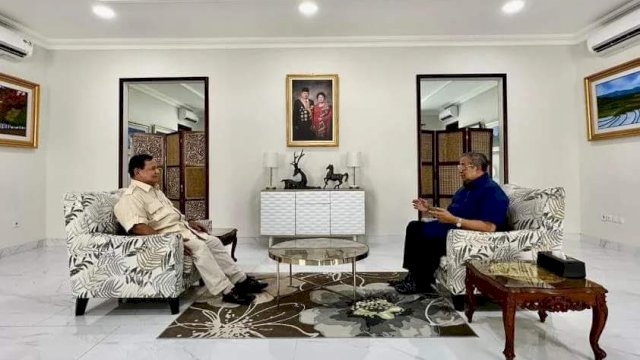 Pertemuan Prabowo dan SBY di Pacitan. Dok. Ist