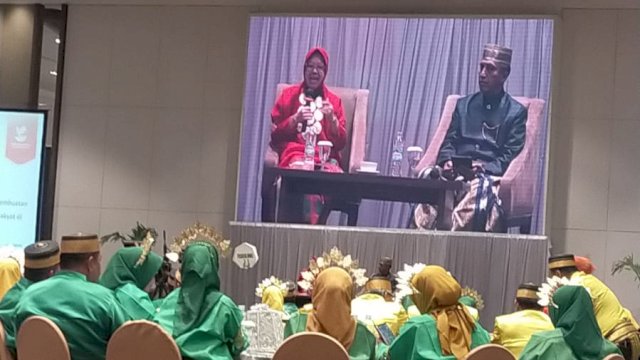 Mensos Risma dan Forum Rektor Bertemu di Makassar, Ini yang Dibahas