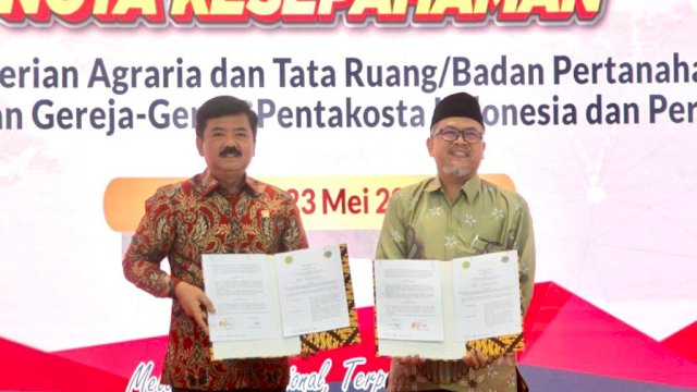 Percepat Sertifikasi Aset Jam&#8217;iyyah: Persis Teken MoU dengan Menteri ATR/Kepala BPN