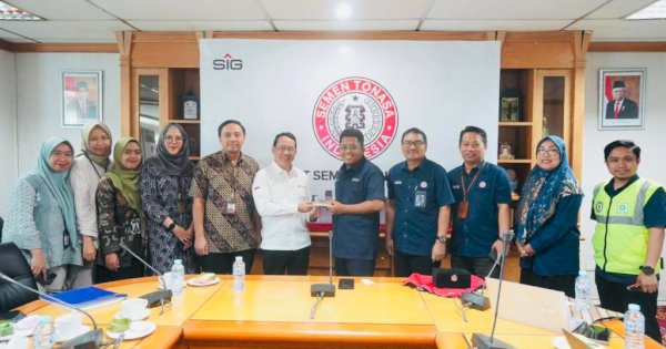 Gali Informasi Perkembangan Industri Semen, Bank Indonesia Sambangi Semen Tonasa