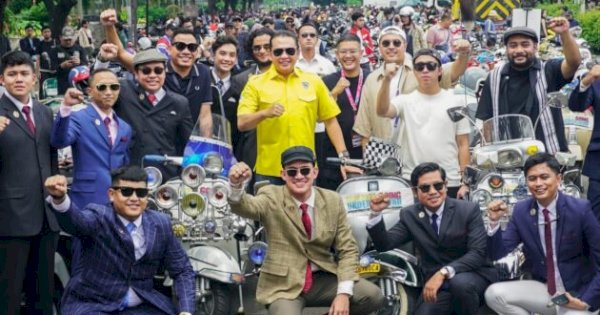 Peringati Hari Buruh, Ketua MPR RI Buka Jakarta Mods May Day 2023, Satu Vespa Sejuta Saudara