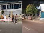 Gandeng Brimob, Perumda Parkir Tutup Lahan Depan Toko Satu Sama