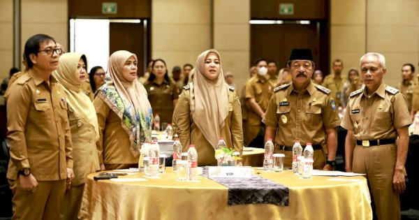 Perkuat Kordinasi, Wawali Makassar Hadiri Rapat Penanggulangan Kemiskinan Tingkat Provinsi