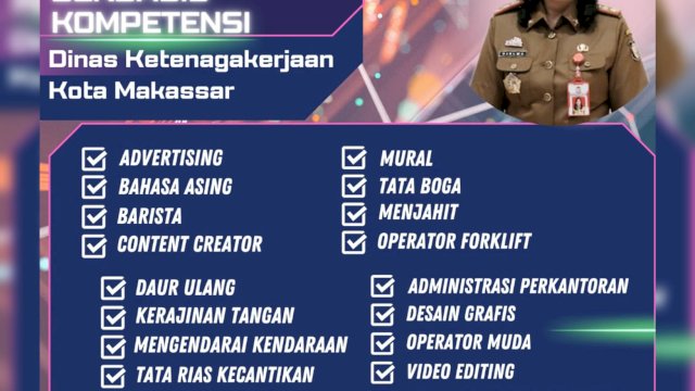 Buruan, Disnaker Makassar Buka Pelatihan Berbasis Kompetensi, Gratis!