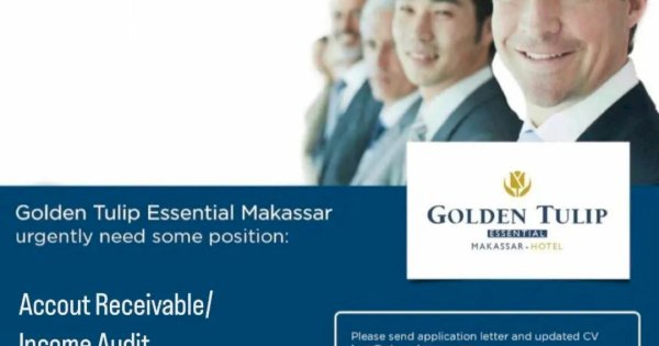 Loker Hari Ini di Disnaker Makassar: Golden Tulip, PT Pelangi dan Easy Go