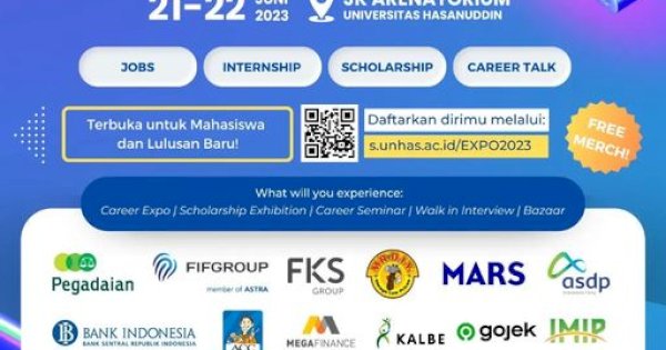 Hari Ini Hingga Besok, Ada Peluang Kerja Hingga Magang di Perusahaan Papan Atas, Yuk Datang ke Unhas Career Expo