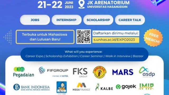 Hari Ini Hingga Besok, Ada Peluang Kerja Hingga Magang di Perusahaan Papan Atas, Yuk Datang ke Unhas Career Expo