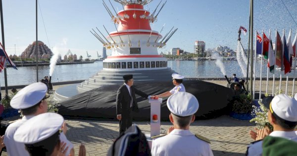 Danny Pomanto dan KASAL Laksamana TNI Muhammad Ali Resmikan Monumen MNEK, Warisan Budaya Generasi Bangsa