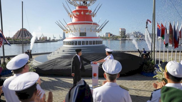 Danny Pomanto dan KASAL Laksamana TNI Muhammad Ali Resmikan Monumen MNEK, Warisan Budaya Generasi Bangsa