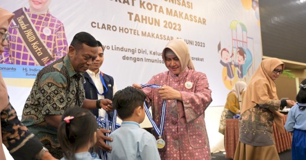 Bunda PAUD Kota Makassar Wisuda Imunisasi 222 Balita se-Kota Makassar