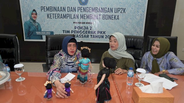 Pokja II TP PKK Kota Makassar Dorong Kreativitas Produk UMKM Lewat Pembinaan UP2K