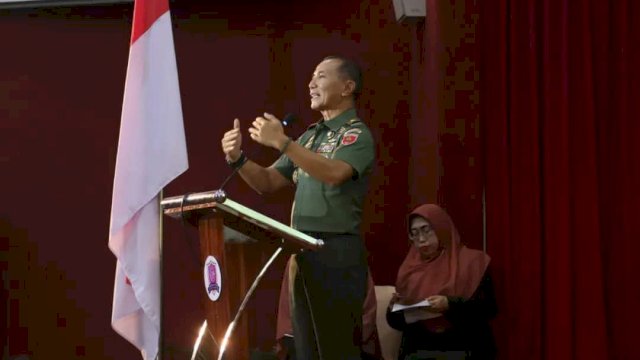 Pangdam XIV/Hasanuddin Mayjen TNI Dr. Totok Imam Santoso. Dok. Ist