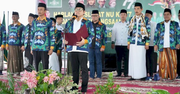 Gus Imin Khidmat Apel Kebangsaan Bersama 20 Ribu Kader NU Sumsel