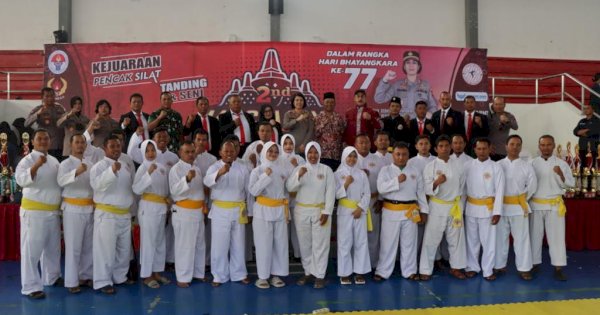 1.400 Pesilat Ikuti Kejurnas Pencak Silat HUT Bhayangkara 77 Polres Magelang Kota