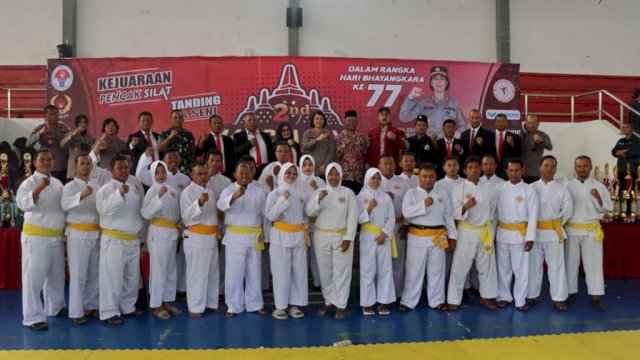 1.400 Pesilat Ikuti Kejurnas Pencak Silat HUT Bhayangkara 77 Polres Magelang Kota
