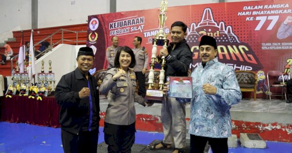 Kejuaraan Pencak Polres Magelang Kota Resmi Ditutup