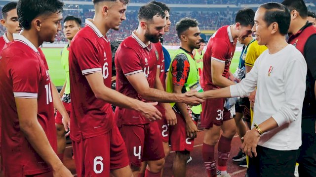 Indonesia Hanya Kebobolan 2 Gol dari Juara Dunia Argentina, Jokowi Bangga: Kita Bisa Mengimbangi