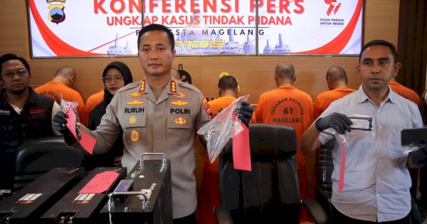 Polresta Magelang Tetapkan 1 DPO Spesialis Pencuri Baterai BTS