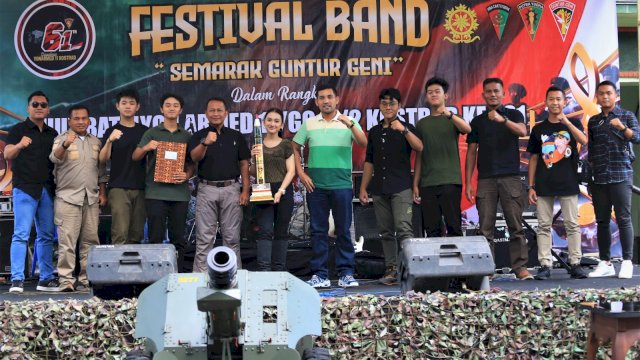 Sambut HUT ke-61, Yonarmed 11 Kostrad Gelar Festival Band Tingkat Pelajar