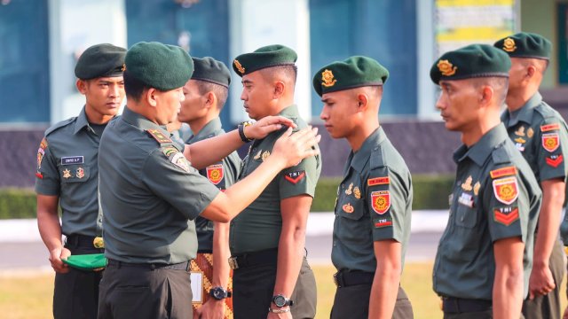 Wadanyon Lepas 10 Prajurit Terbaik Guntur Geni