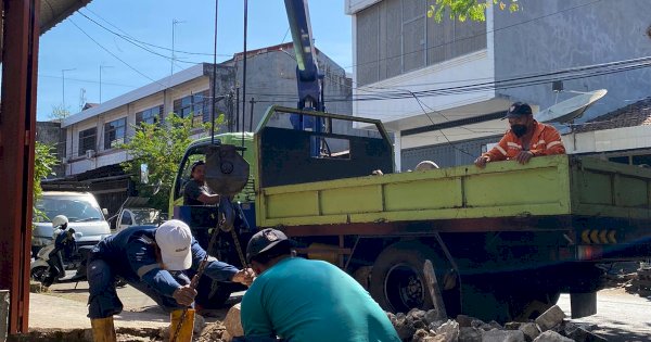 Keluhan Jalan Lewat Medsos Langsung Diselesaikan Dinas PU Makassar