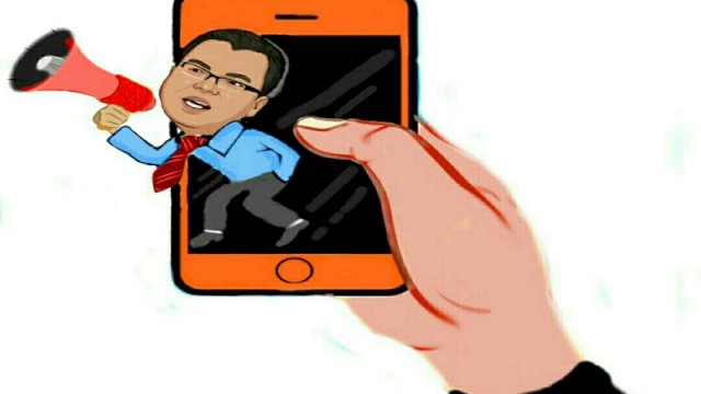 Karikatur Denny Indrayana (Dodi/harian.news)