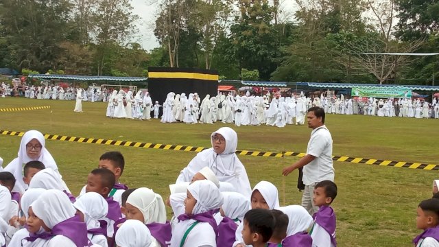 Ribuan Anak KB dan TK Ikuti Manasik Haji&nbsp;