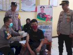 Gelaran Vaksinasi Covid-19 di Polsek Muntilan Disambut Antusias Warga