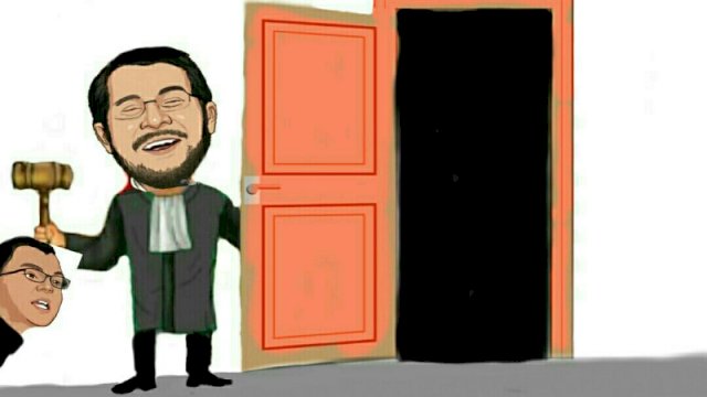 Karikatur: putusan MK terkait sistem pemilu proposional terbuka (Dodi/harian.news)