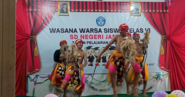 Acara Wasana Warsa di SD Negeri Jamus 2 Magelang Dimeriahkan Sejumlah Tarian