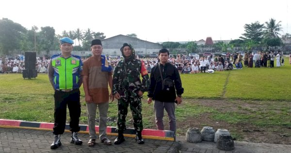Sinergi Sukseskan Idul Adha..! Babinsa Pengamanan, Pemdes Taman Agung Magelang Fasilitasi